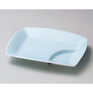 和食器 ア153-018 青白磁千代口5.0パーティー皿