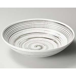 和食器 ホ247-058 白うず10.0大鉢