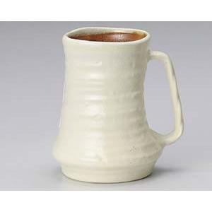 和食器 ト275-318 クリームホワイトビアジョッキ