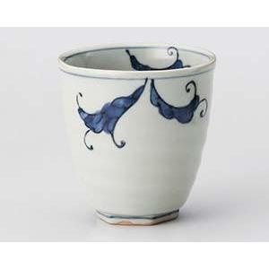 和食器 ア377-278 藍古染長湯呑大