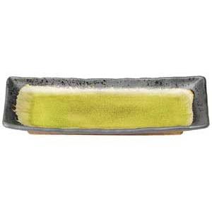 和食器 ヨ465-608 ひわ さんま皿