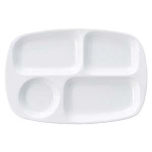 ヤ585-198 ダイヤセラム ランチ皿(大)