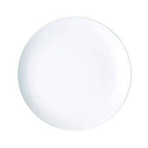 カ654-018 アジアン(白) 白玉渕28cm皿