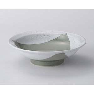 ホ672-318 よもぎ三角紋7.0高台皿