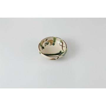 和食器 織部芦絵 丸鉢 37K027-01 まごころ第37集