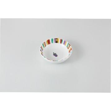 和食器 虹十草なす 丸鉢 37K127-13 まごころ第37集