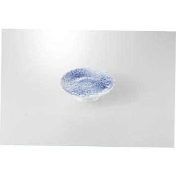 和食器 吹墨菊型 高台皿 37K060-24 まごころ第37集