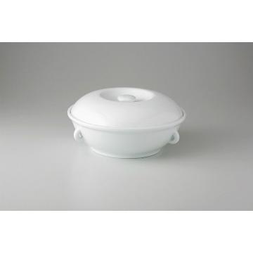 和食器 シノワホワイト 9″トンキ 37K363-49 まごころ第37集