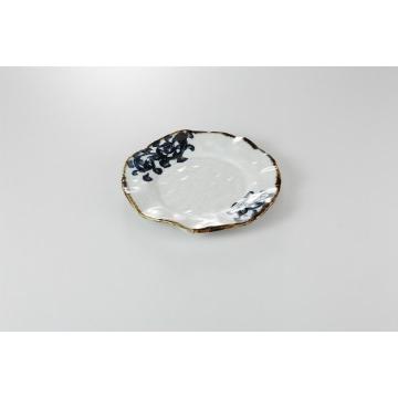 和食器 紺から草 前菜皿 37K180-08 まごころ第37集