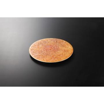 和食器 陸 石肌24cm丸皿 37K017-11 まごころ第37集