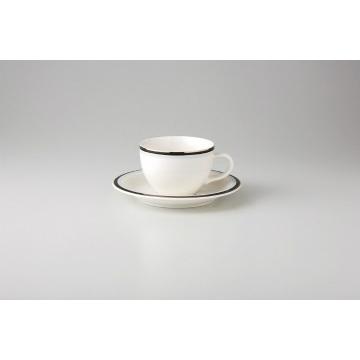 和食器 マリーンブラック 紅茶C/S 37A425-02 まごころ第37集