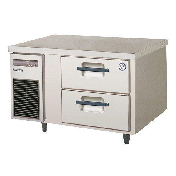 フクシマガリレイ ヨコ型  ドロワーテーブル冷蔵庫（2段） 幅900×奥行600×高さ550 LBC-090RM