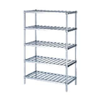 シンコー業務用ラックスノコ棚5段 RS5-18075 1788×738×1800