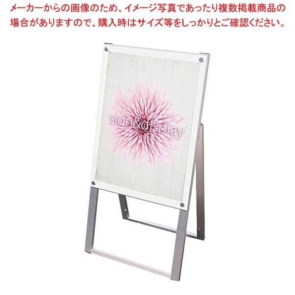 ポスター用スタンド看板マグネジ 片面 Psskmn kw ラッピング無料 ホワイト
