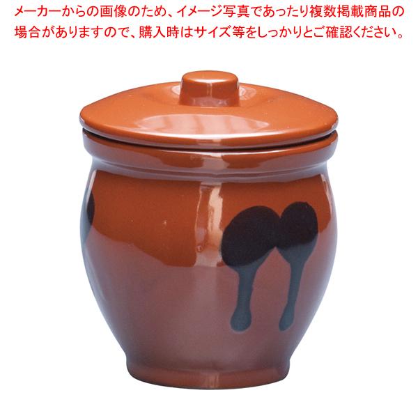 陶器 蓋付ミニかめ(ソース入れ) 0.2号｜meicho