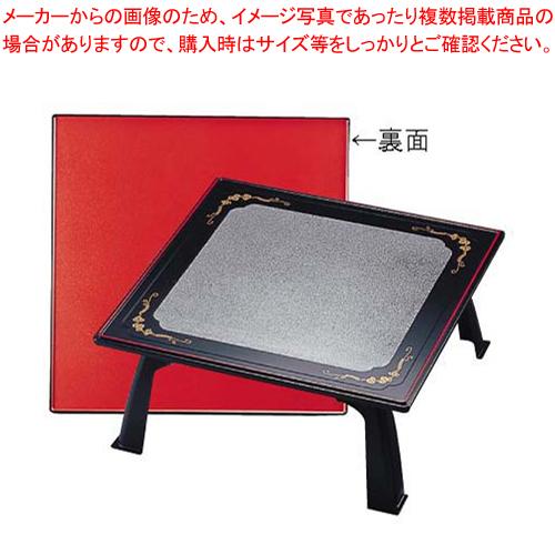 二尺角万葉膳銀平目ツタ唐草/朱クリヤー 11061170