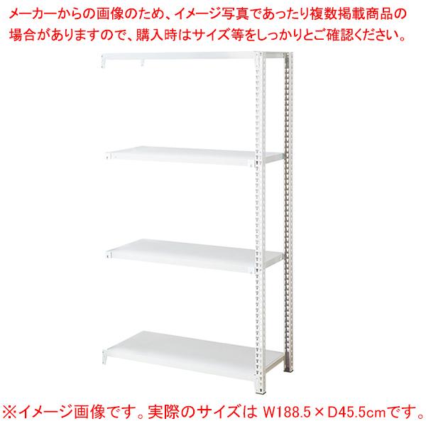 ノンボルトラック4段 H180cm 150kg/段タイプ 連結（本体は別売です） W188.5×D45.5cm