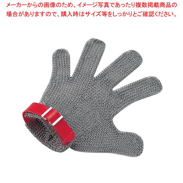 ニロフレックス メッシュ手袋5本指 M M5L-EF 左手用(赤)