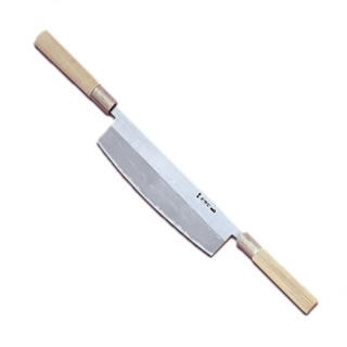 堺孝行 両手モチ切包丁 27cm 堺孝行 ｼｪﾌ和庖丁 銀三鋼 鎌型薄刃 19.5cm 業務用包丁