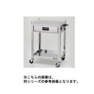 東製作所 4方コボレ止め 2段 ステンレス製ワゴン 750×600×800