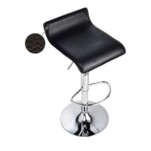 昇降式カウンターチェア PVC座タイプ ブラック