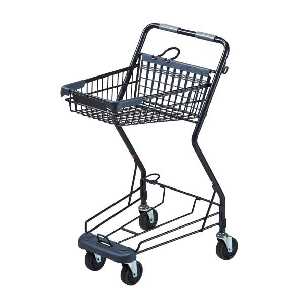 ショッピングカート小型バスケットタイプ 1台 61-551-51-1 ショッピングカート小型バスケットタイプ 1台 61-551-51-1