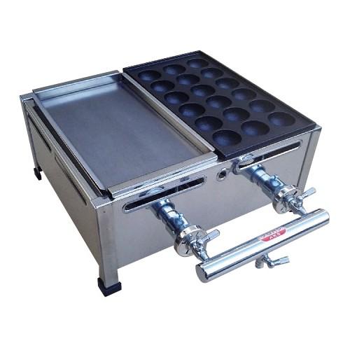 AKSたこ焼、鉄板焼セット Aタイプ LP 2連