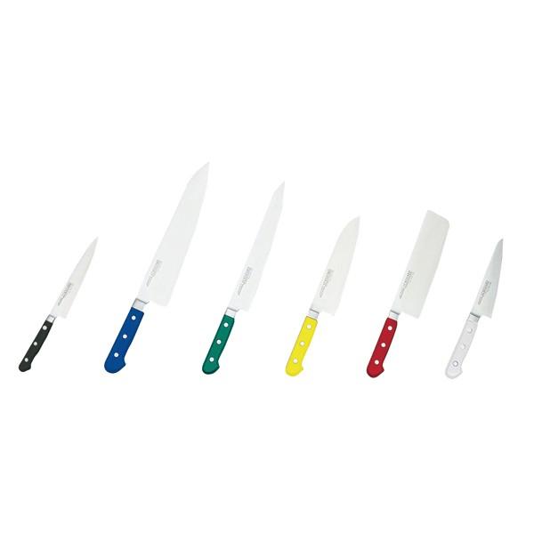 STD抗菌PC　ツバ付　牛刀　180mm　白 56164