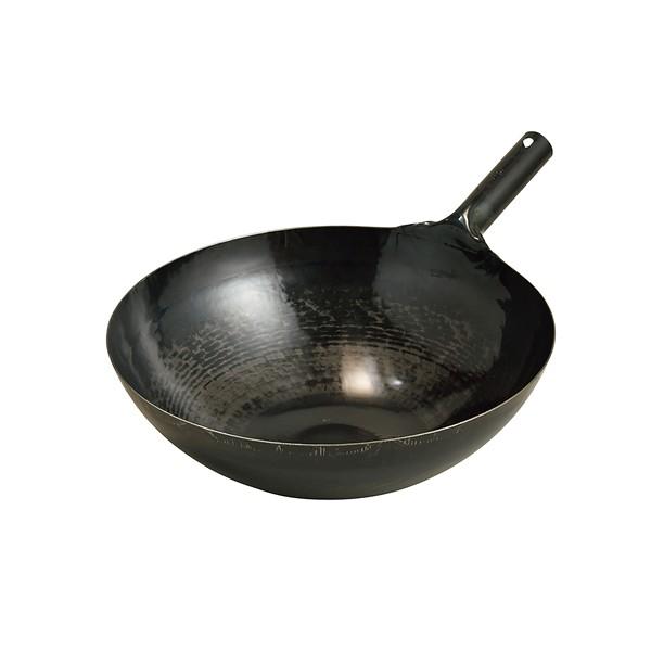 山田 鉄 打出北京鍋(片手) 45cm 1.6mm 北京鍋 広東鍋 四川鍋
