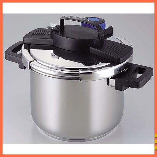3層底ワンタッチレバー圧力鍋 5.5L [ 8合炊 ] [パール金属]