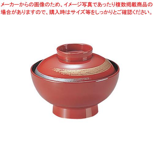 4.0寸開き仙才椀 朱カスリ 33100380