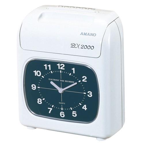  アマノ 電子タイムレコーダー BX-2000 ホワイト 1台