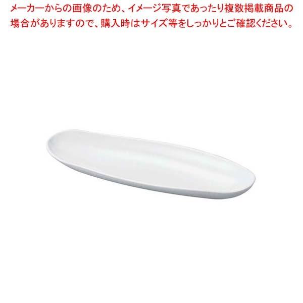 ニューホワイト 小判長手盛鉢 32cm