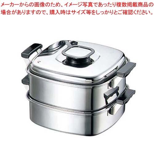 竹越工業 18-8角型蒸し器 29cm 2段 竹越工業 18-8角型蒸し器 29cm 2段