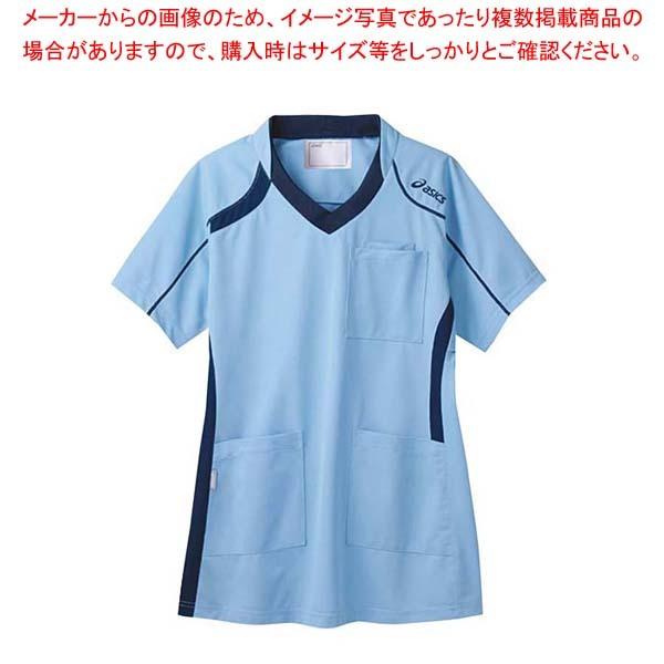 アシックス メディカルウェア CHM301-0309 ペールブルー×ネイビー M