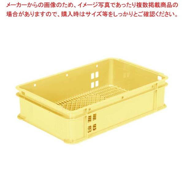 サンコー 大型 番重(底面メッシュ)A-3 クリーム PP