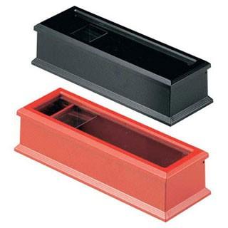 ABS箸箱 赤M10-978