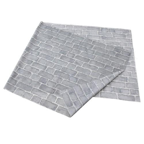 レンガシート(2m巻) 90cm幅 グレーレンガ