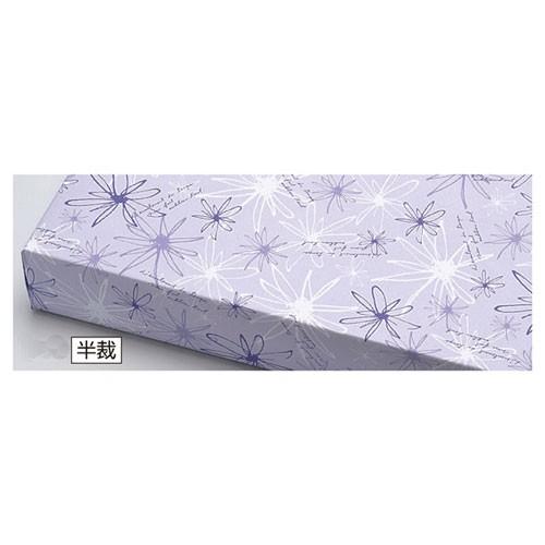 フラワー 半裁 パープル 500枚