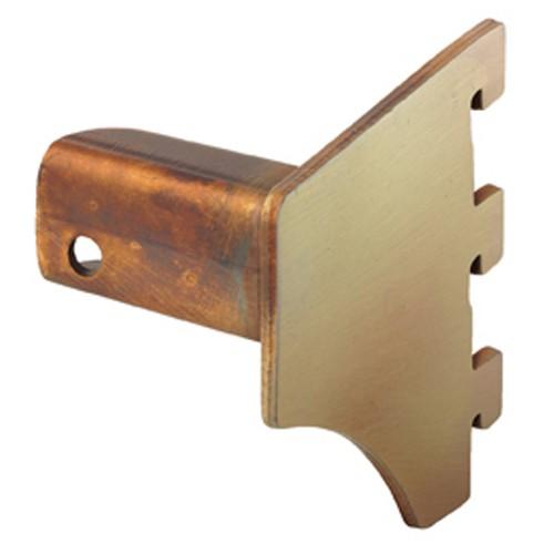 ミニ角バー(14×24mm角)用差し込み式ブラケット アンティークゴールド 右 D5cm