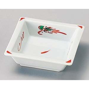 和食器 チ100-088 花鳥角鉢