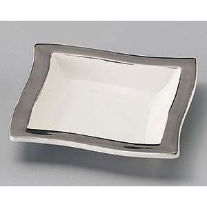 和食器 ア101-138 プラチナリムトレーS