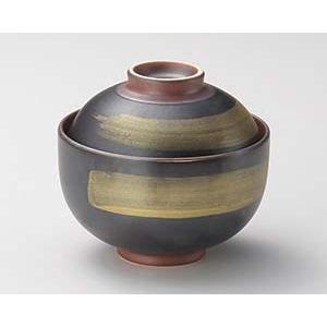 和食器 テ108-088 黒マット雲金煮物碗