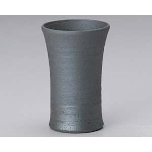 和食器 メ274-028 黒焼締フリーカップ