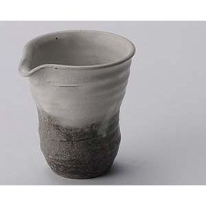 和食器 メ282-078 灰釉粉引冷酒器