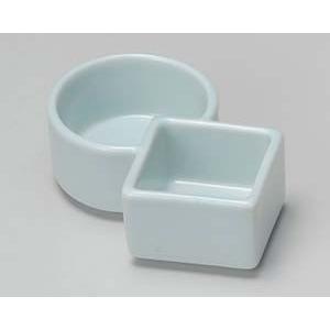 和食器 ア307-398 二連空色小付