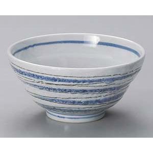 和食器 ユ332-538 藍流水5.5丼