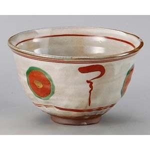 和食器 ユ339-078 赤絵丸紋5.0丼