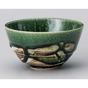 和食器 ト362-198 今織部彩リム飯碗