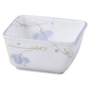 和食器 ミ477-608 スイートピー 4.0角小鉢